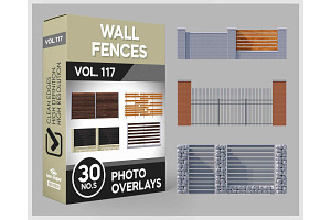 30 Wall Fences Photo Overlays, an Architecture Photo by KenScape