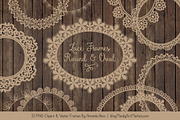 Champagne Round Lace Frames, an Illustration by Amanda Ilkov (Thumbnail 5 of 5)