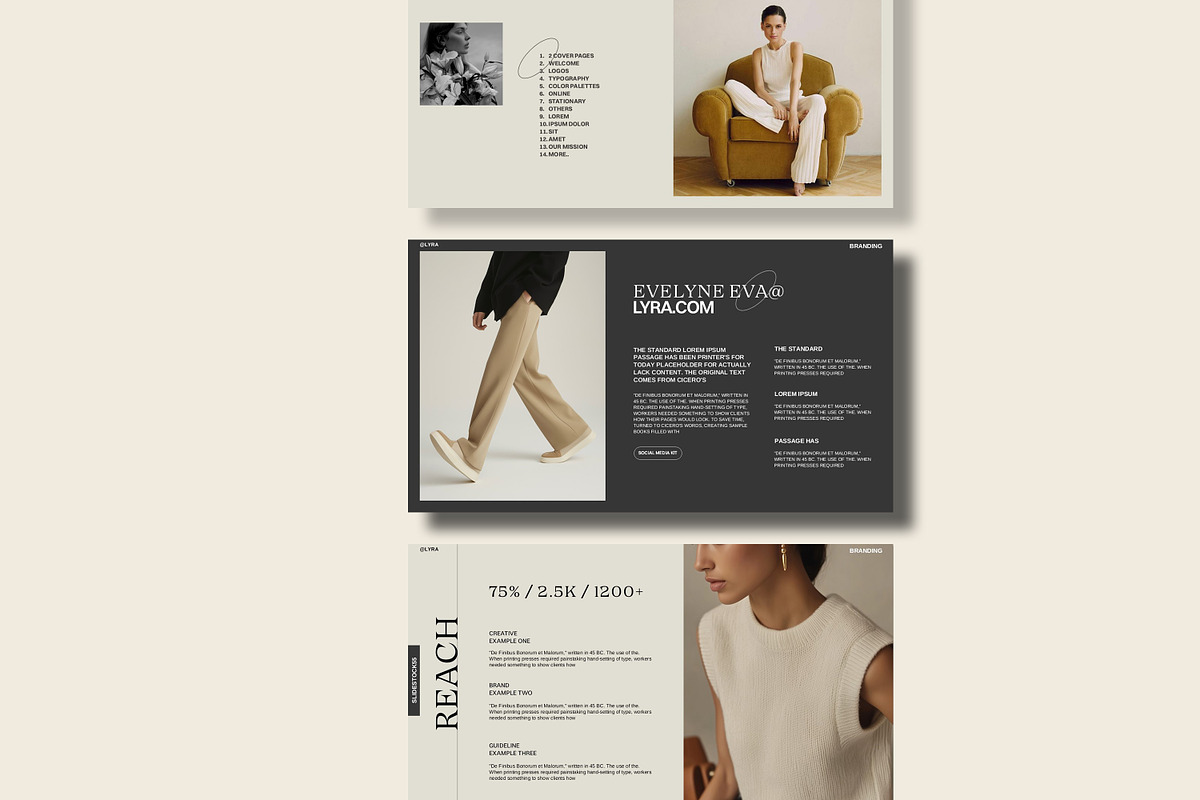 Lyra | Media Kit Template, a Presentation Template by slidestock55 (Photo 3 of 13)