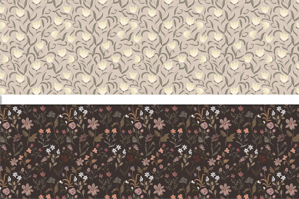 Cottagecore Storybook Pattern Bundle, a Pattern Graphic by Mieken Petra Designs (Photo 5 of 7)