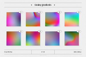 Grainy Gradients & Abstract Shapes