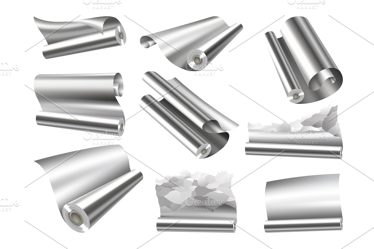 Rolls of Aluminum Foil Perfect, a Food Illustration by Things for designers