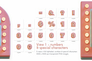 Theater Lights - 3D Lettering, a Graphic by MIIM (Thumbnail 7 of 8)