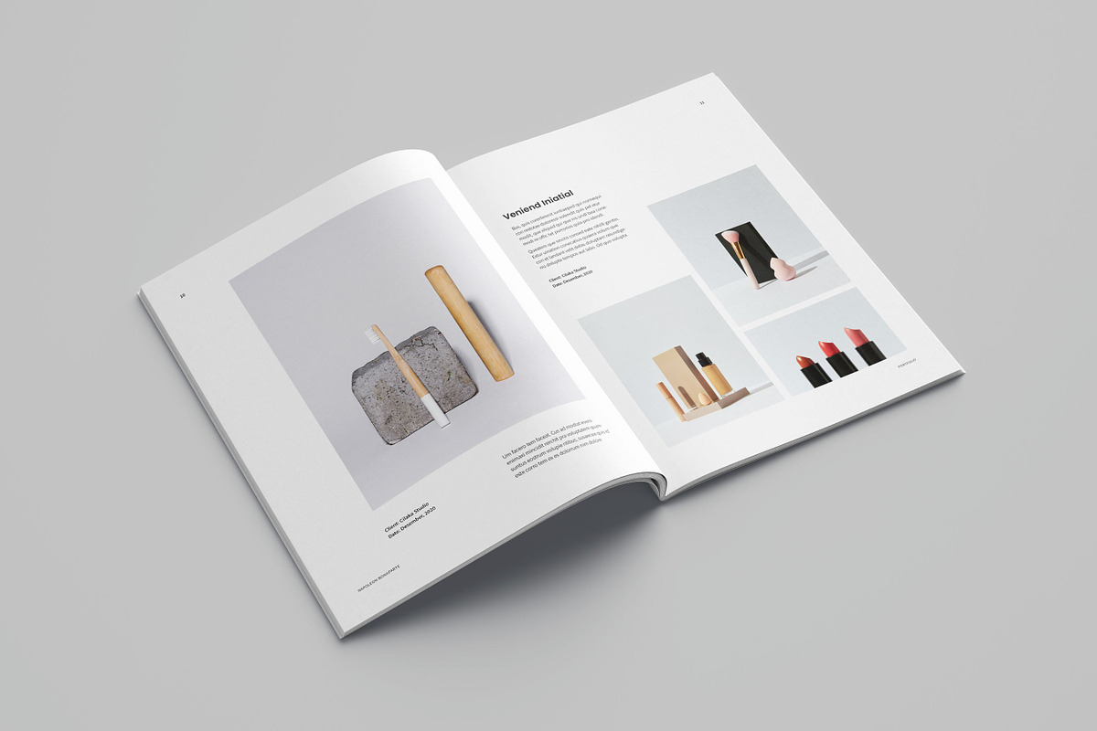 InDesign Portfolio Template, a Brochure Template by Meenom Templates (Photo 7 of 13)