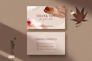 Thank You Business Card Template, a Business Card Template by ARg Design