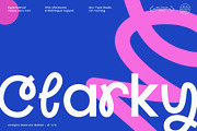 Clarky Playful Font, a Sans Serif Font by Any-Type® Foundry (Thumbnail 1 of 8)