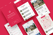 Casa - Property Mobile App UI Kit, an UI Kit Template by Medialoot (Thumbnail 1 of 3)