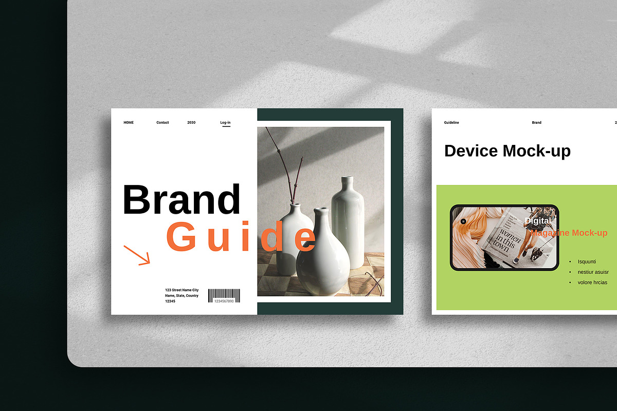 Brand Identity Guidelines Template, a Brochure Template by TemplateFolio-Shop (Photo 17 of 21)