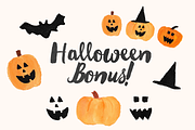 Autumn Harvest Watercolor Clip Art, an Illustration by Emerald & Ivy Studios (Thumbnail 4 of 4)