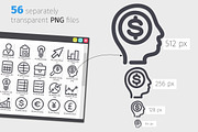 Business Line Icons Set, an Icon by Voysla's Shop (Thumbnail 3 of 4)