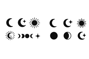 Stylized illustrations of celestial, an Illustration by ZinetroN