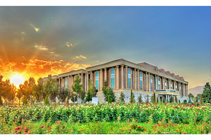National museum of tajikistan in dushanbe stock photo containing dushanbe and, an Architecture Photo by Leonid Andronov