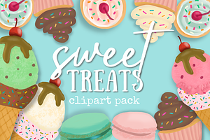 Sweet Treats Clipart Pack