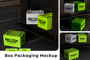 Shipping Cardboard Box Mockup, a Product Mockup by Mockupnine