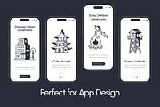 135 Explore Line Icons, an Outline Icon by Prosymbols (Thumbnail 4 of 11)