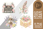 Vintage Mechanical Floral, a Decorative Illustration by Artnoy (Thumbnail 12 of 18)