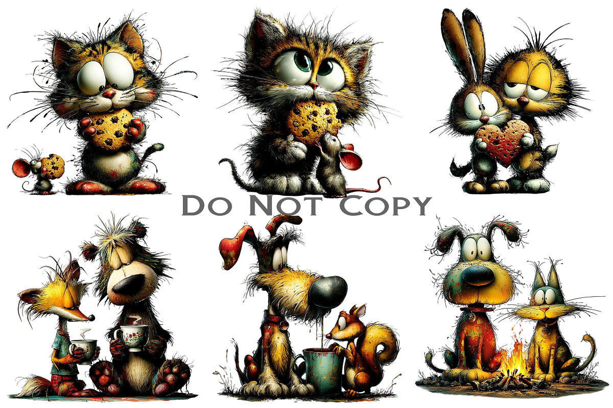 Cozy Animal Friends Clipart, an Illustration by Craft Nest (Photo 7 of 8)