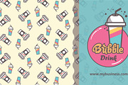 Bubble Drink Business Card vol 1, a Business Card Template by audeemirza (Thumbnail 3 of 4)
