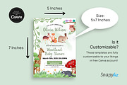 Woodland Boy Shower Invitation Temp, an Invitation Template by Snapybiz (Thumbnail 4 of 11)