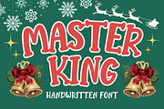 Master King is a handwritten font, a Handwritten Font by Brown Cupple (Thumbnail 1 of 9)