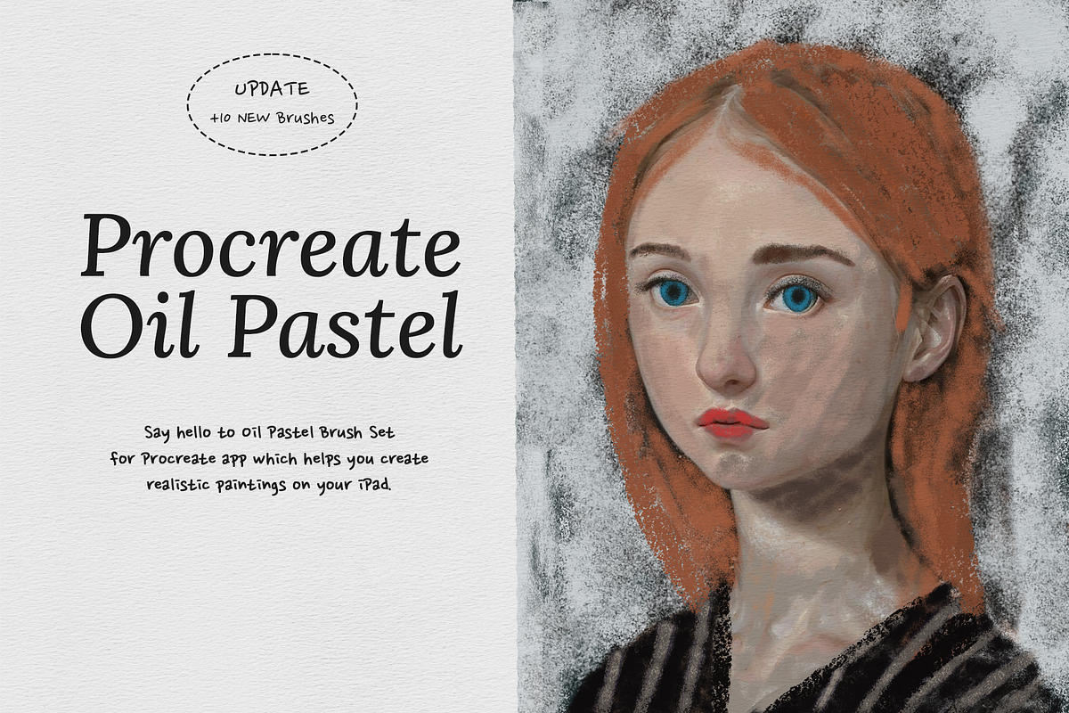 Procreate Oil Pastel Set, a Brush Add-On by Brush Moment (Photo 1 of 11)