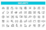 Hacking and Cyber Attack icon set, an Outline Icon by Tettygreen (Thumbnail 1 of 2)