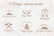 6 Vintage Nature Badges, a Branding & Logo Template by prasetyadavid (Thumbnail 1 of 6)