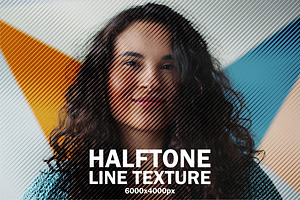 Line Halftone Texture