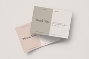 Printable 'Thank You' Card Bundle, a Card Template by Nonola (Thumbnail 9 of 13)