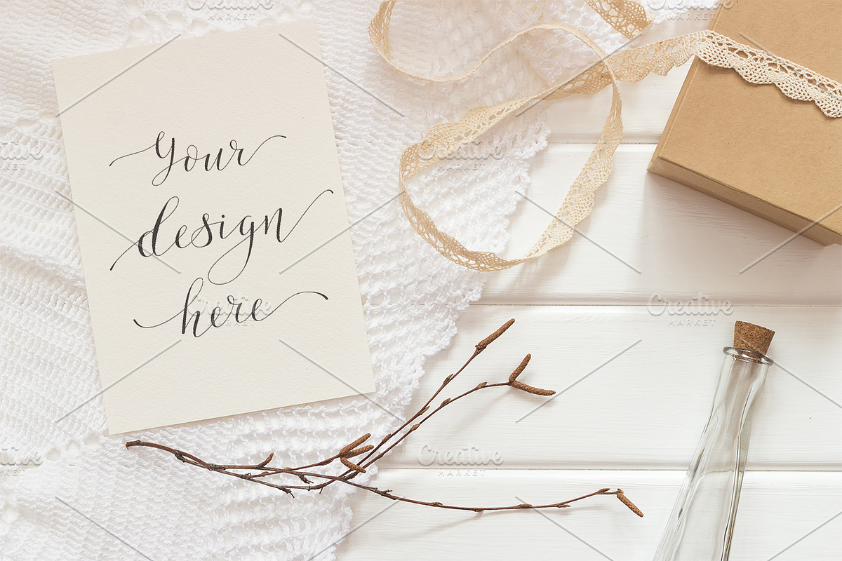 Mockup. Cards, Box., a Household Mockup by Mockups4you