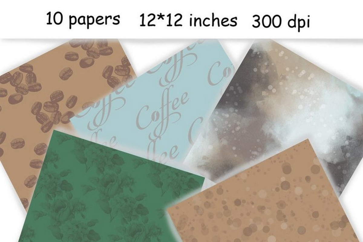 I Love Coffee Pattern, a Pattern Graphic by GlamArtZhanna (Photo 3 of 3)