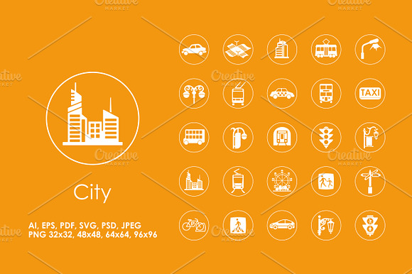 25 City Icons