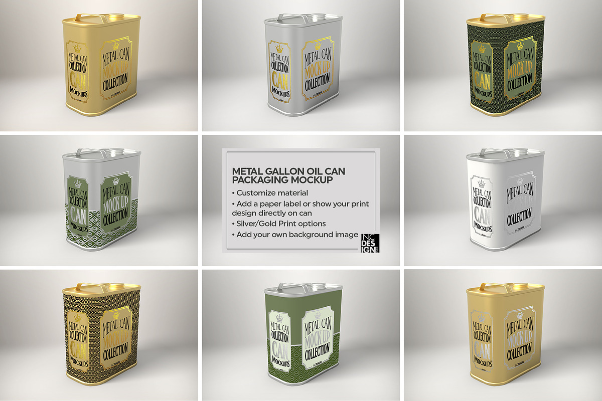 Vol3. Metal Can Mockup Collection, a Pens & Pencil Mockup by INCDesign (Photo 17 of 23)