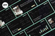 Green Yellow Modern Pitch Deck PPT, a Presentation Template by graphicook (Thumbnail 1 of 8)