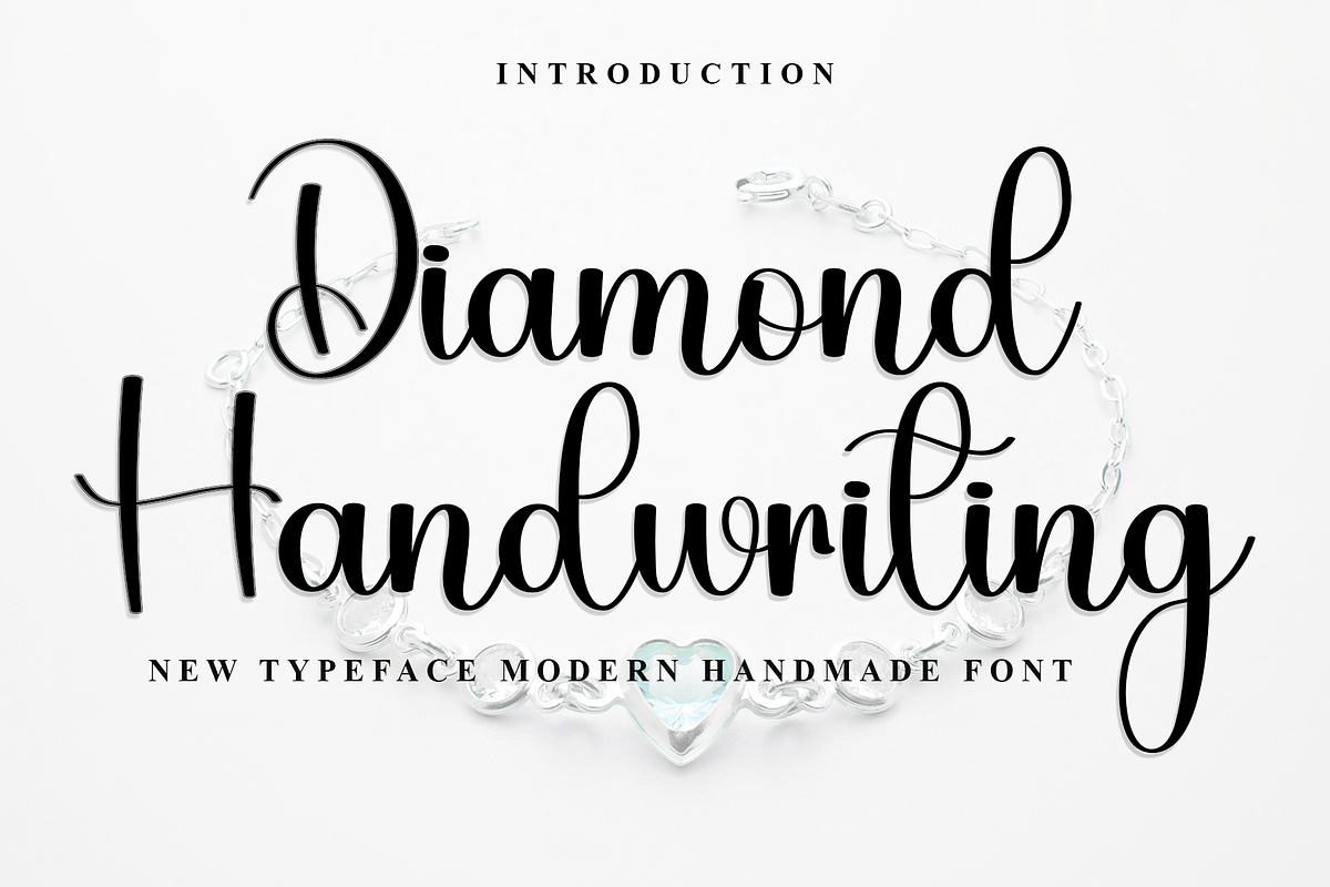 Diamond Handwriting, a Handwritten Font by FreshTypeINK (Photo 1 of 8)