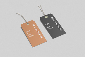 Label Tag Mockups