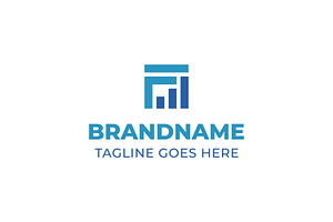 Letter F Finance Chart Logo, a Branding & Logo Template by Pray Art Design Studio