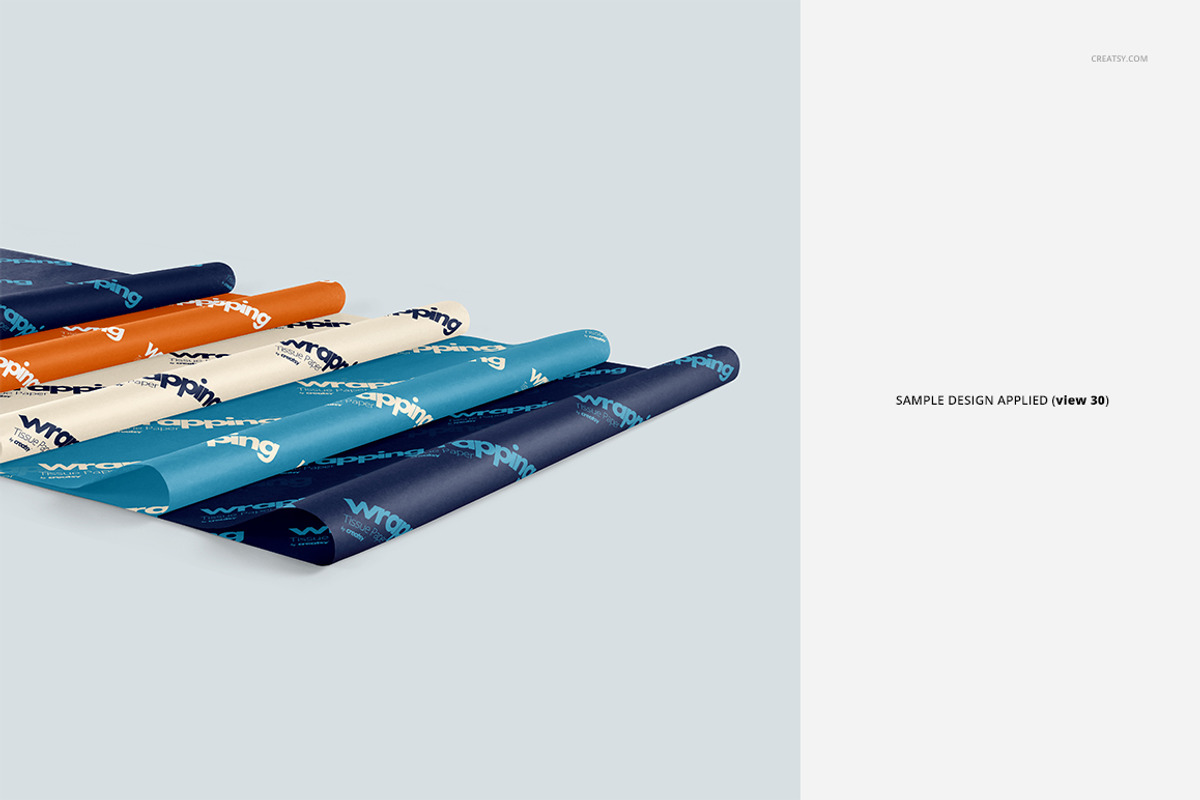 Wrapping Tissue Paper Mockup Set, a Pens & Pencil Mockup by creatsy5 (Photo 36 of 54)