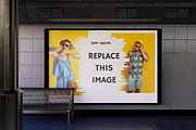 Subway Advertising Billboard Mockup, an Advertising Mockup by GearShift (Thumbnail 4 of 4)