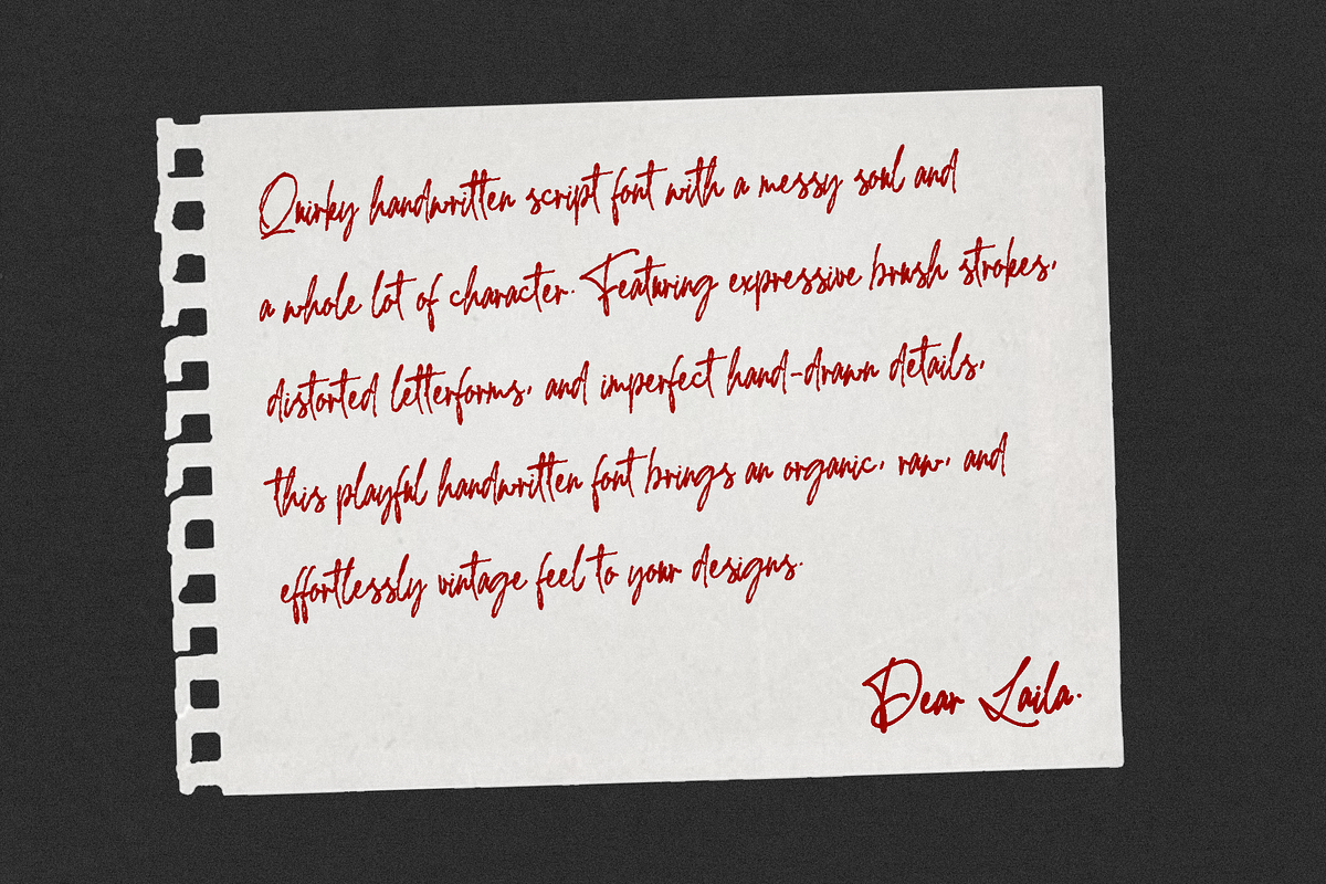 Apple Caramel Font, a Script Font by DearLailaStudio (Photo 6 of 10)