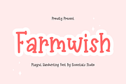 Farmwish, a Font by Essentials Studio (Thumbnail 1 of 9)