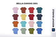 Bella Canvas Mockup Bundle Shirts, a Shirt Mockup by creativsupply (Thumbnail 1 of 6)