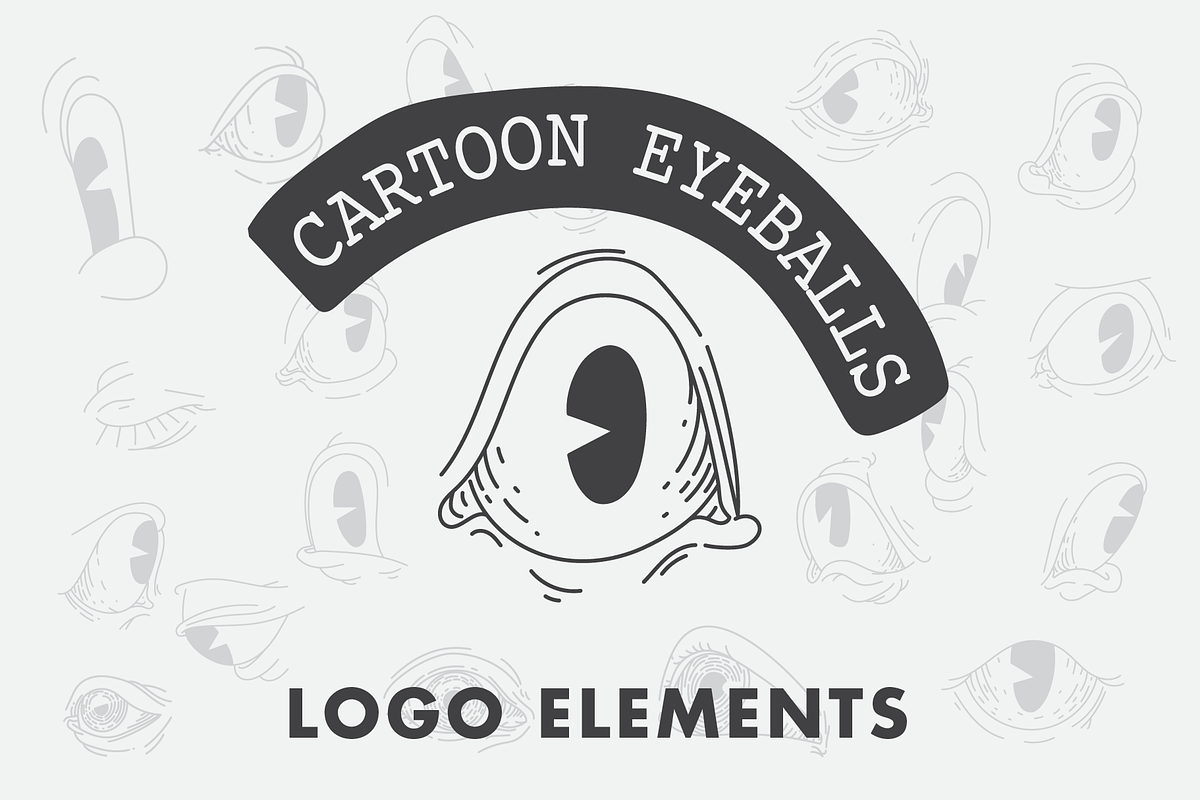 Cartoon Eyeball Set, an Illustration by Inkwell Supply Co (Photo 12 of 12)