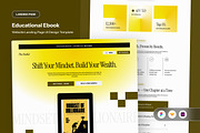 The Hadid - Educational Ebook Landin, a Landing Page Template by twinstd (Thumbnail 1 of 5)