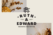 Monogram World Serif Elegant Wedding, a Serif Font by Headfonts (Thumbnail 4 of 10)