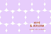 Wave & Blossom Seamless Patterns, a Pattern Graphic by PaperJamLab (Thumbnail 21 of 21)
