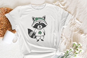 Funny Raccoon St Patricks Day PNG,, an Illustration by SharpMarketplace (Thumbnail 7 of 9)