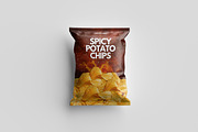Chips packaging mockup Graphic Templ, an Advertising Mockup by Creative_A23 (Thumbnail 1 of 6)