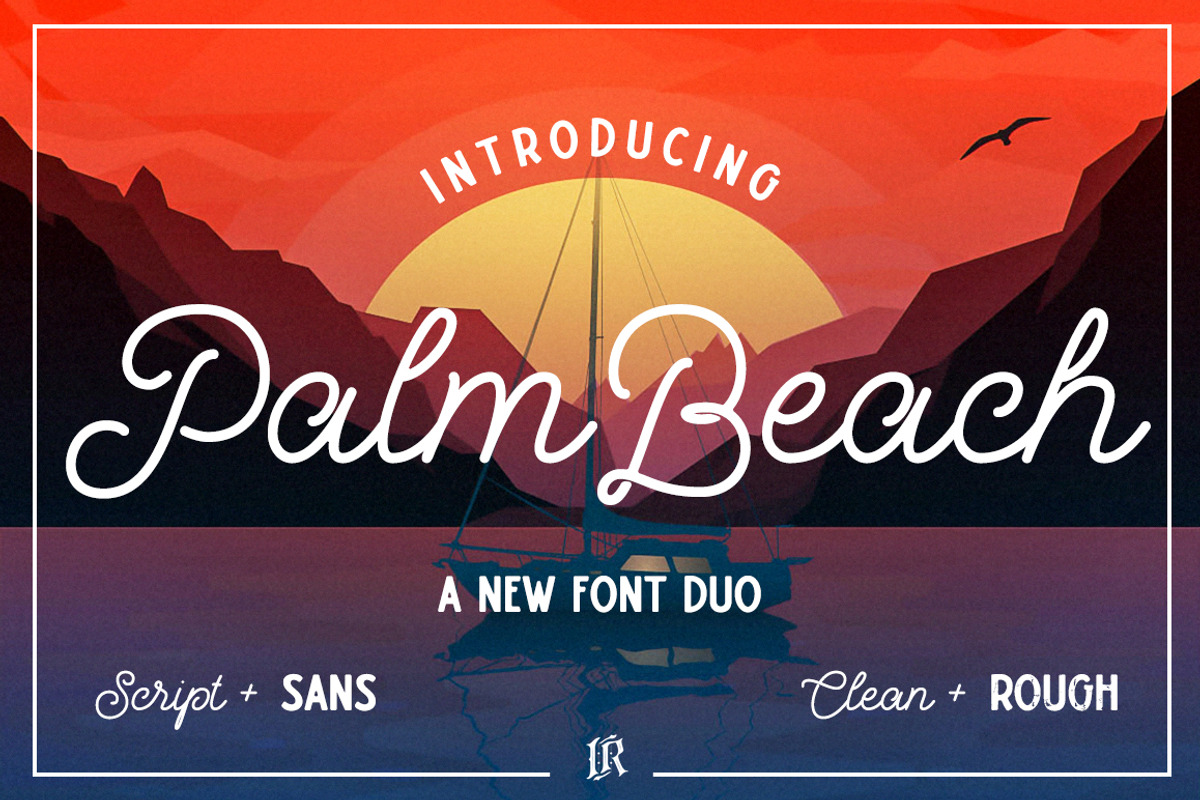 Palm Beach Font Duo, a Script Font by Ivan Rosenberg (Photo 1 of 12)