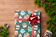 Christmas Squishmallows Seamless, a Pattern Graphic by NancyDzines (Thumbnail 3 of 4)